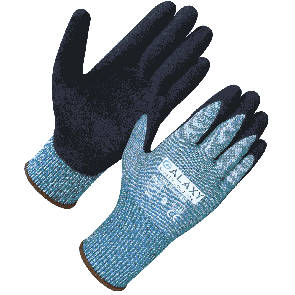 Cut 3 Smooth & Sandy Nitrile Palm Coated Gloves