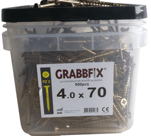 Grabbfix Accelerator Wood Screw Tubs