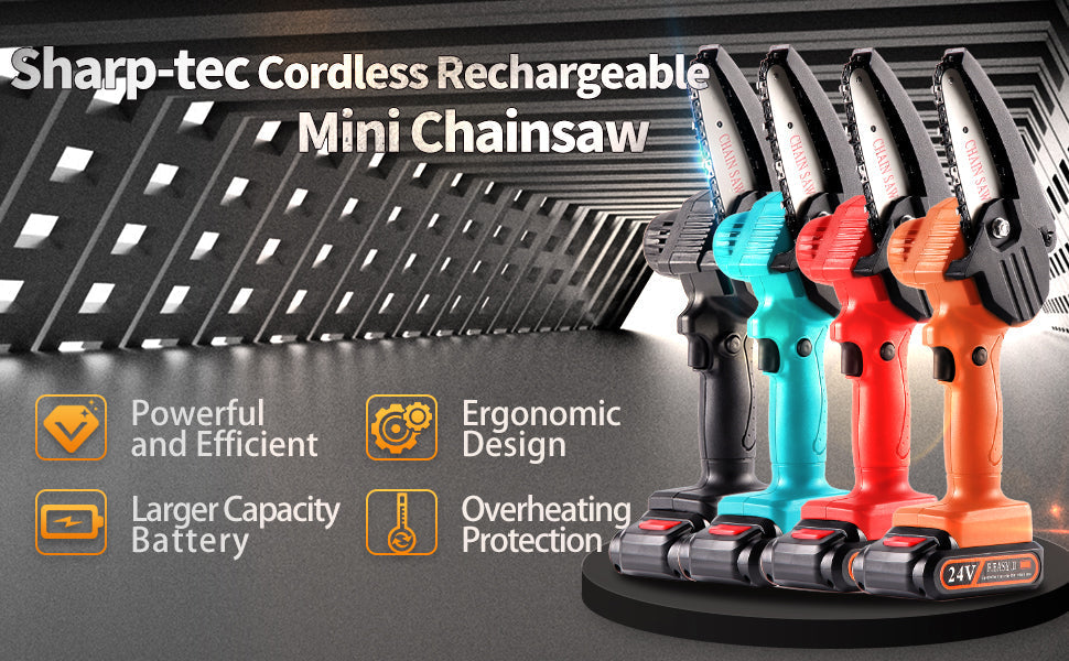 Sharp-Tec Mini Cordless Chainsaw: The Ultimate Tool for Effortless Cutting