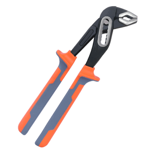 Sharp-Tec Adjustable Water Pump Pliers, Alloy Steel, Anti-Slip Vinyl, 60-90mm Jaw Capacity, Ergonomic Handle, Rust-Proof, Plumbing & Electrical Use