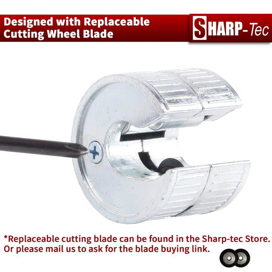 Sharp-Tec 15mm, 22mm, 28mm Pipe Slicer Set – Precision Zinc Alloy Tube Cutters