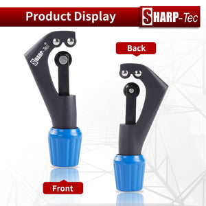 Sharp-tec 4-30mm Pipe Cutter, Adjustable Tube Cutter with Aluminum Alloy Body, Pipe Cutting Tool for Copper, Brass, PVC, Aluminum