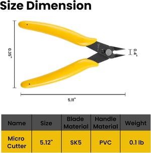 Sharp-Tec Wire Cutters | Electrical Microi Side Cutter | Jewlery Craft Wire Snip
