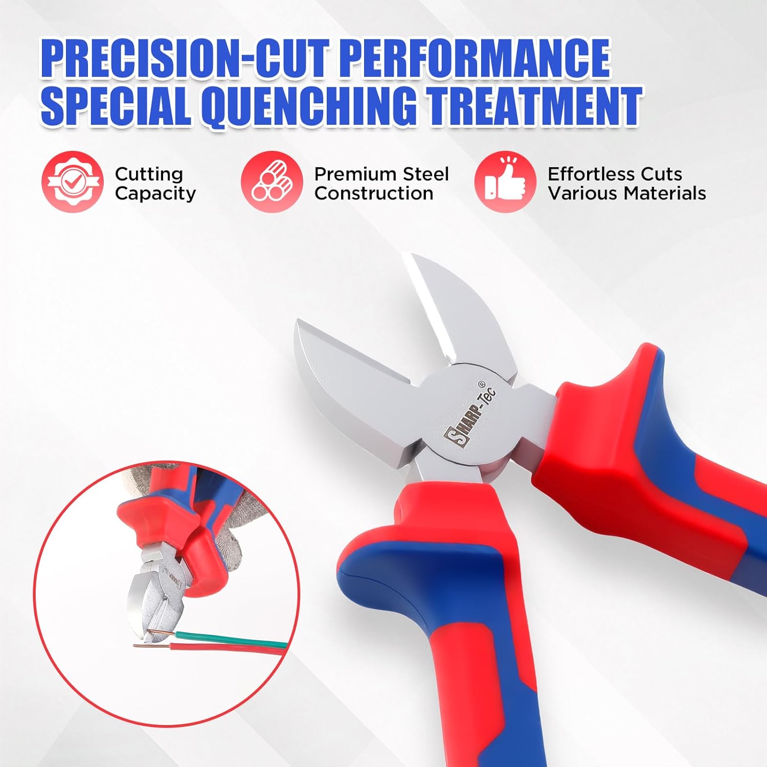 Sharp-Tec Diagonal Side Cutting Pliers