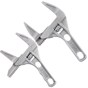 Sharp-tec 8 inch Adjustable Wrench Spanner | 6-68mm Wide Jaw Opening | Plumbers
