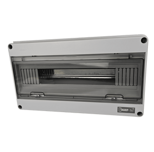 18 Way Weatherproof Consumer Unit | IP65 RCD MCB Distribution Box | Isolator