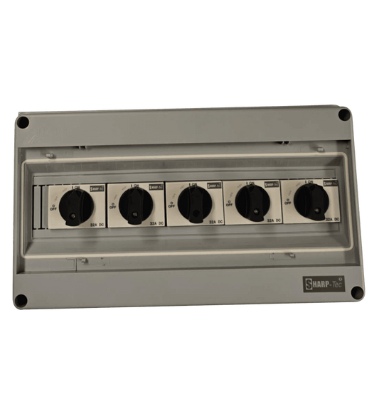 18 Way Weatherproof Consumer Unit | IP65 RCD MCB Distribution Box | Isolator