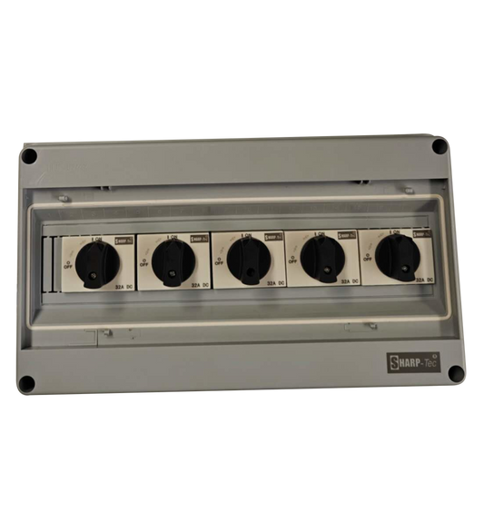 18 Way Weatherproof Consumer Unit | IP65 RCD MCB Distribution Box | Isolator