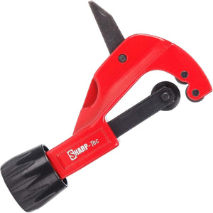Sharp-tec 3-32mm Pipe Cutter, Adjustable Tube Cutter with Aluminum Alloy Body, Copper Pipe Cutting Tool for Plumbing with Blade for deburring