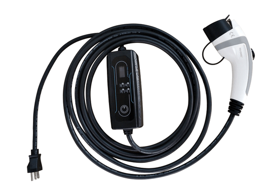 Sharp-Tec 5M / 10M Portable EV Charging Cable, Type 2 Plug, 240V, Waterproof, UK Plug, 4-Speed Current Adjustment