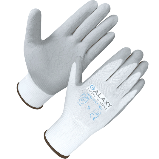 Anti-Slip Grey Nitrile All Purpose Gloves
