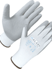 Anti-Slip Grey Nitrile Gloves, Strong Grip, Breathable 15 Gauge Nylon Liner, Ideal for Automotive, Assembly, Construction, Dry Conditions