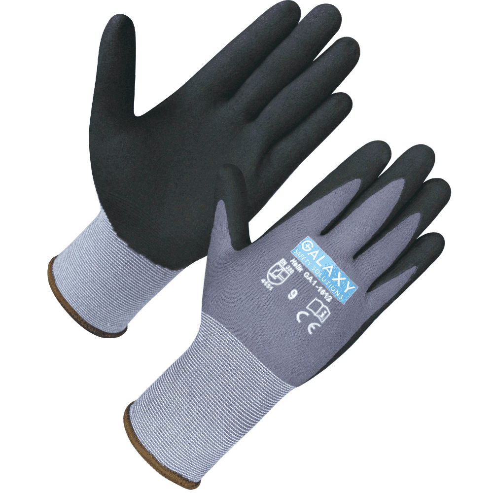 Dexterous Black T-Touch Cool Foam Nitrile Gloves