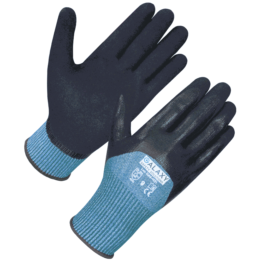 Cut 3 Sandy 3/4 Nitrile Engineering Gloves