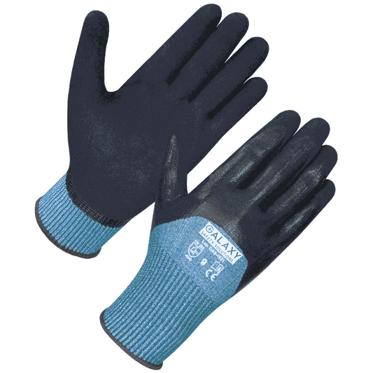 Cut 3 Sandy 3/4 Nitrile Engineering Gloves