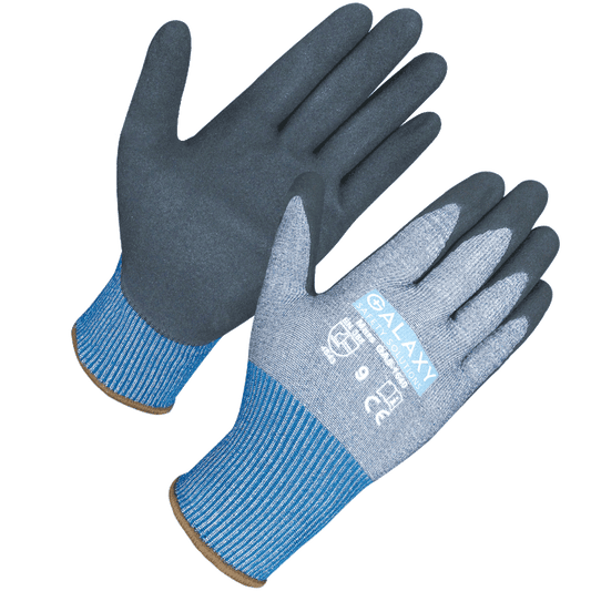 Cut 5 Sandy Nitrile Oil Resist Engineers Gloves