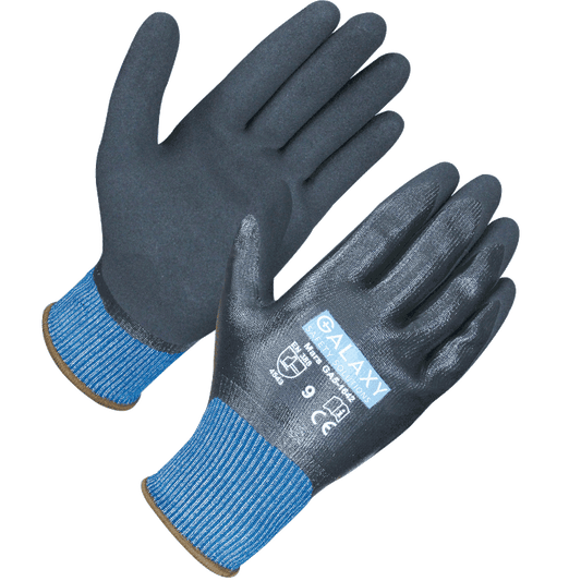 Cut 5 Sandy Nitrile Oil Resist Engineers Gloves