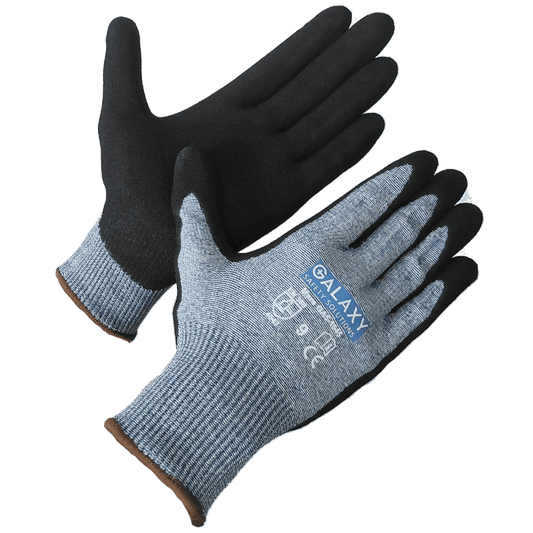 Cut 5 Sandy Nitrile Coated Oil Resistant Gloves