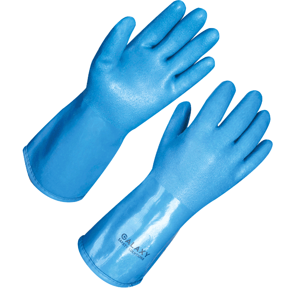 PVC and Nitrile Dipped Oil Resistant Gauntlets