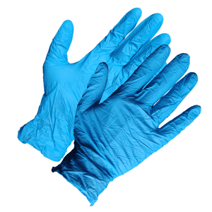 Disposable Nitrile Examination Gloves, Latex-Free, Powder-Free, Blue or Black, 100pcs Pack, Medical & Safety Standards