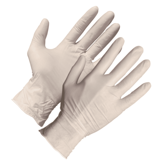 Disposable Latex Examination Gloves – 100pcs, Ambidextrous, Thin for Sensitivity & Protection