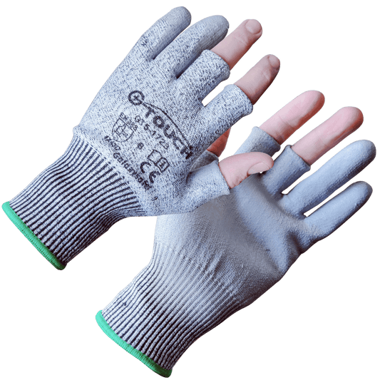 Cut Resistant three digit fingerless glove