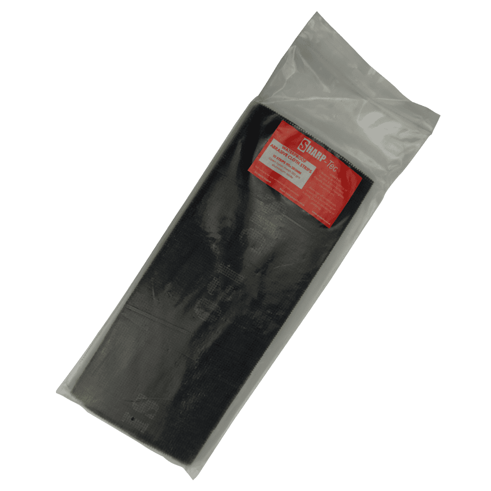 Waterproof Abrasive Cloth Strip 115mm x 280mm 120 Grit – Pack of 10 for Cleaning & Preparing Metal, Plastic, Wood