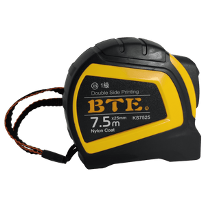 Retractable Tape Measure 3M/5M/7.5M/10M with Autolock, Rubber Grip & Belt Clip