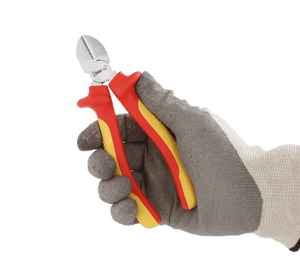 Sharp-tec Diagonal Cutters 160mm Chrome-Plated VDE-Certified, 1000V Insulated Pliers for Electricians, Insulated Handle DIN EN IEC 60900, 6-inch Professional Wire Cutters