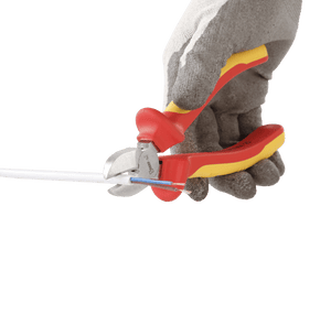 Sharp-tec Diagonal Cutters 160mm Chrome-Plated VDE-Certified, 1000V Insulated Pliers for Electricians, Insulated Handle DIN EN IEC 60900, 6-inch Professional Wire Cutters