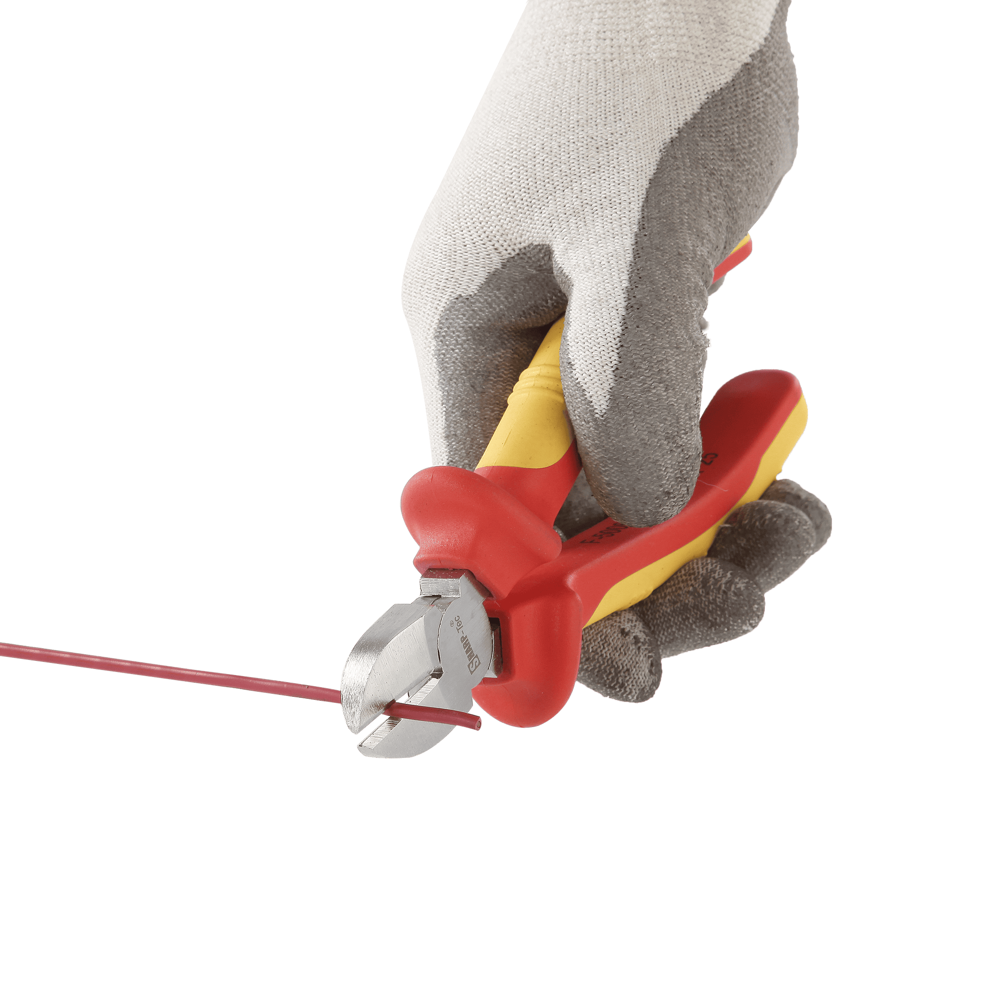 Sharp-tec Diagonal Cutters 160mm Chrome-Plated VDE-Certified, 1000V Insulated Pliers for Electricians, Insulated Handle DIN EN IEC 60900, 6-inch Professional Wire Cutters
