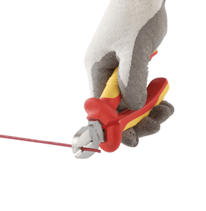 Sharp-tec Diagonal Cutters 160mm Chrome-Plated VDE-Certified, 1000V Insulated Pliers for Electricians, Insulated Handle DIN EN IEC 60900, 6-inch Professional Wire Cutters