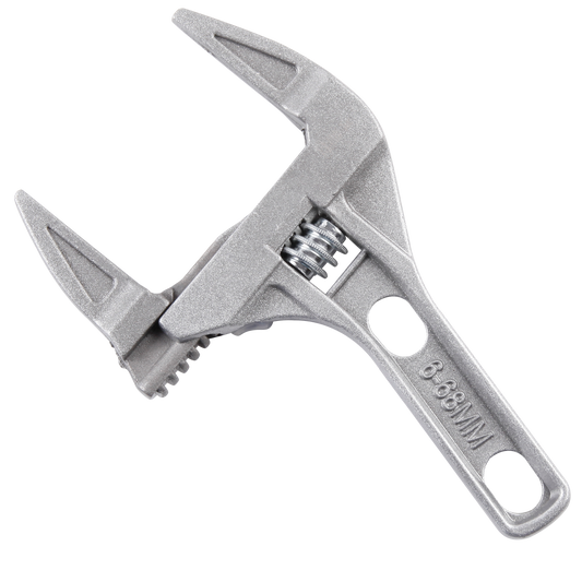 Sharp-tec 8 inch Adjustable Wrench Spanner | 6-68mm Wide Jaw Opening | Plumbers