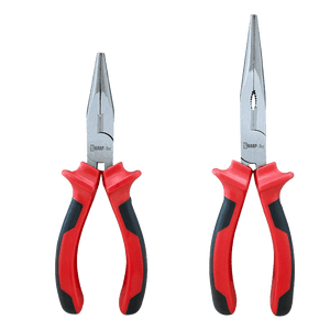 Needle Nose Pliers 160mm, 200mm, Precision Long Nose Pliers, Soft Grip Handles, Carbon Steel, Non-Slip, for Electronics, Wire, Hobby, Craft