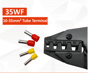 7PC Ratchet Crimping Tool Set | 5 Interchangeable Jaws | Insulated, Bare, Tube | Carry Case and Screwdriver