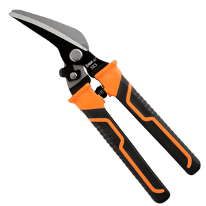 Sharp-Tec 8” Aviation Tin Snips – SK5 Steel, Serrated Edge, Ergonomic Grip, Safety Lock