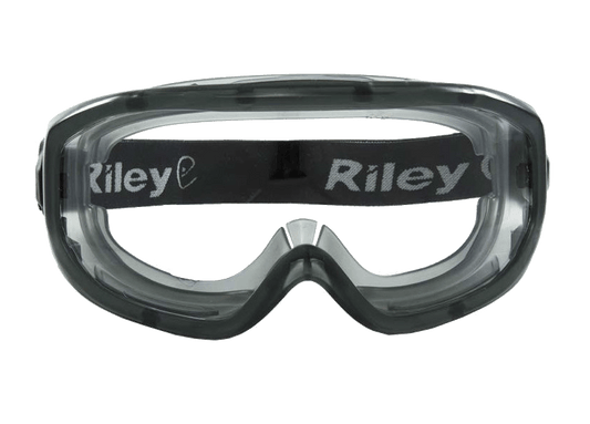 Riley Eyewear Anti-Fog Goggles, Impact Protection for Construction, Medical, and Fabrication, Wide Vision, Adjustable Strap