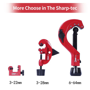 6-64mm Adjustable Speed Pipe Cutter, Heavy-Duty Aluminum Alloy, Precise Quick Cuts, Spare Blade, Ergonomic, for Copper, Steel, Plastic Tubes