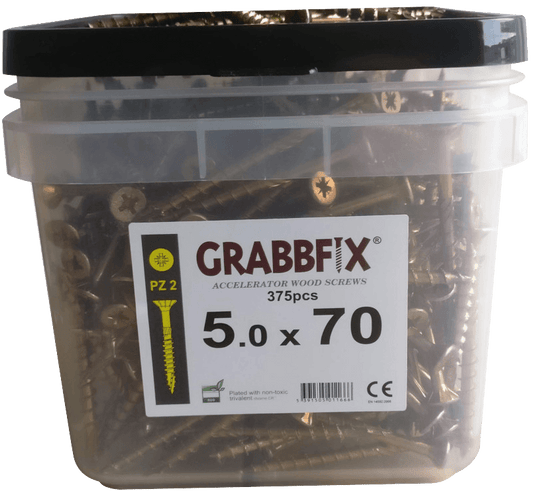 Grabbfix Accelerator Wood Screw Tubs