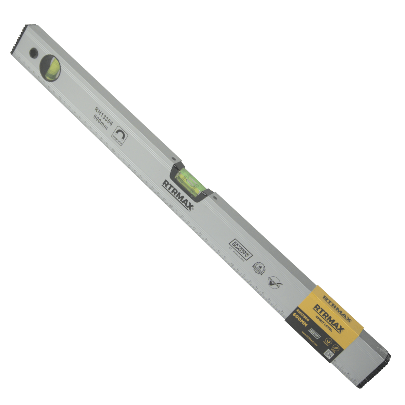 Spirit Level with Magnet, Aluminium Frame, 400mm / 600mm Options for Professional and Home Use  html Copy Edit
