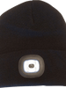 Adults Winter Hat with USB Rechargeable LED Headlamp – Knitted Beanie with 3 Brightness Settings for Running, Dog Walking, and Night Work