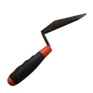 Sharp-Tec 180mm 7" Gauging Trowel, High-Quality Steel Trowel for Mixing & Measuring Cement, Soft Grip Handle