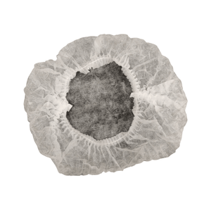 Disposable Hair Nets, Pack of 100, Elasticated, Soft Non-Woven Material, Comfortable Fit for Various Environments, Blue or White