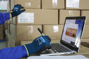 Oil Resist T-Touch Palm Coated Assembly Gloves, 15 Gauge Nylon Liner, Superior Grip, Breathable, for Automotive, Oil & Gas, Construction