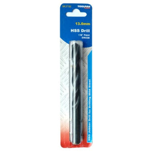 HSS Jobber Drill Bits, 118° Tip, Black Oxide Finish, General Purpose, for Steel, Cast Iron, Non-ferrous Metal, Plastic