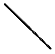 HSS Jobber Drill Bits, 118° Tip, Black Oxide Finish, General Purpose, for Steel, Cast Iron, Non-ferrous Metal, Plastic