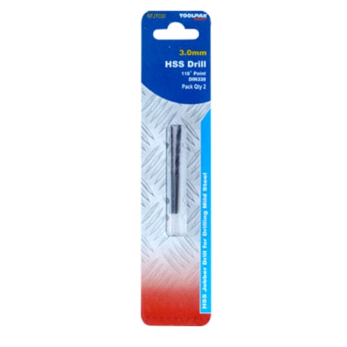 HSS Jobber Drill Bits, 118° Tip, Black Oxide Finish, General Purpose, for Steel, Cast Iron, Non-ferrous Metal, Plastic