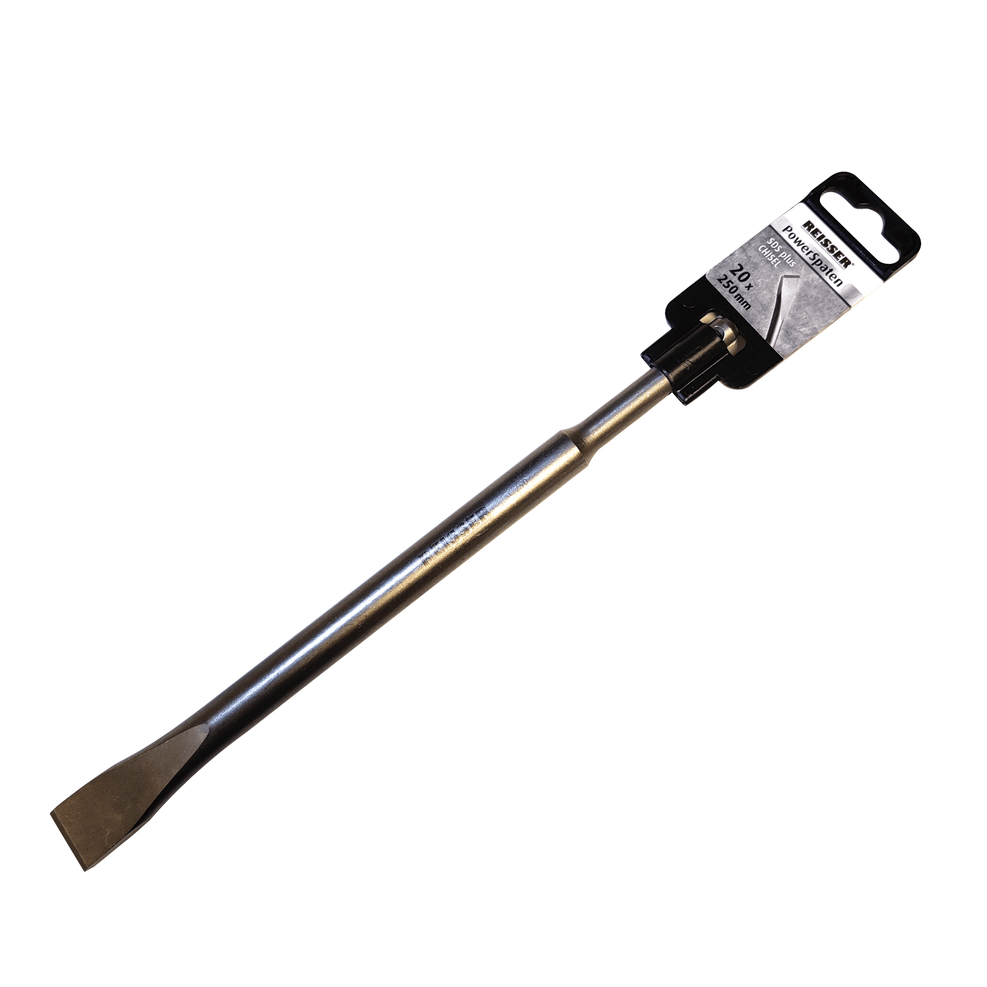 Reisser SDS PowerSpaten Plus Flat Chisels for Concrete, Block, Stone, Chromium Steel, Various Sizes