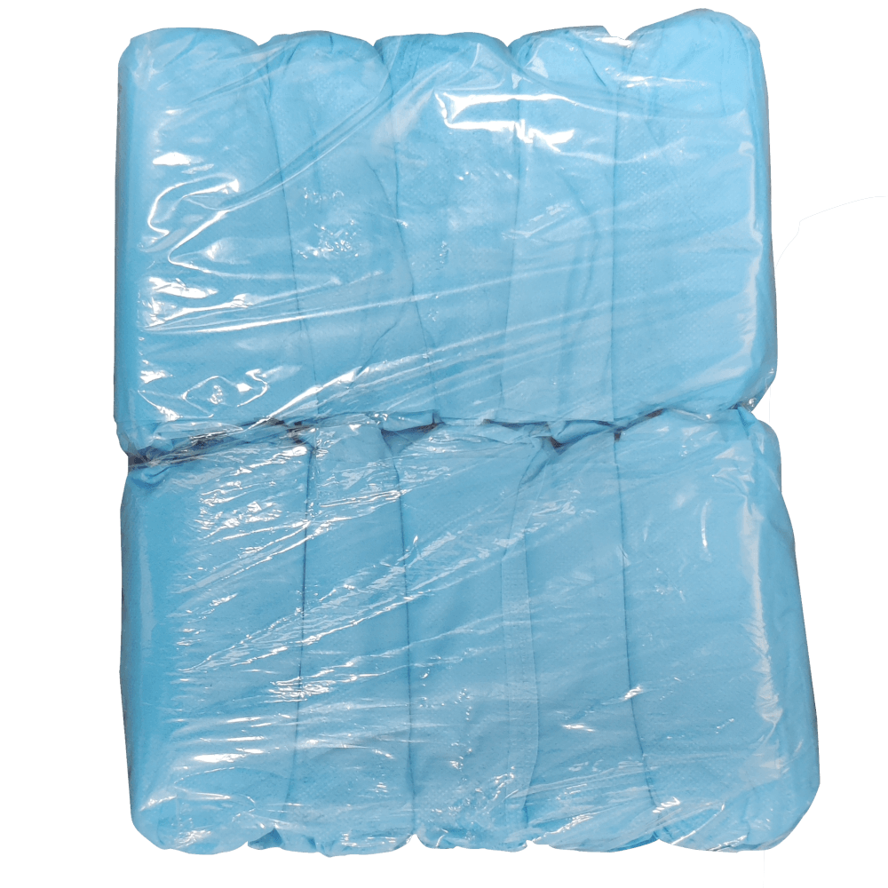 Disposable Shoe Covers, Anti-Slip, Non-Woven Fabric, Pack of 100, Protective Shoe Covers for Dust, Spills, and Contaminants